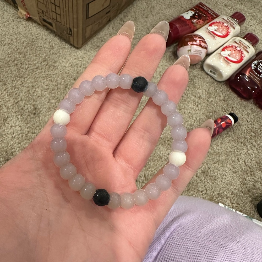 Lavender Beaded Bracelet